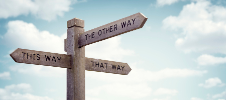 Sign post representing removing doubt by following this way. Credit: https://www.istockphoto.com/portfolio/brianajackson